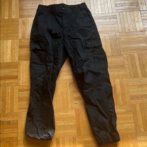 American Eagle Outfitters Black Cargo Pants